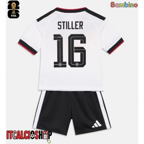 Germania Angelo Stiller #16 Prima Maglia Bambino Mondiali 2026 Manica Corta (+ Pantaloni corti)